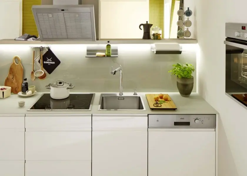 Gunakan Kompor Tanam dan Wastafel Minimalis di Dapur Minimalis